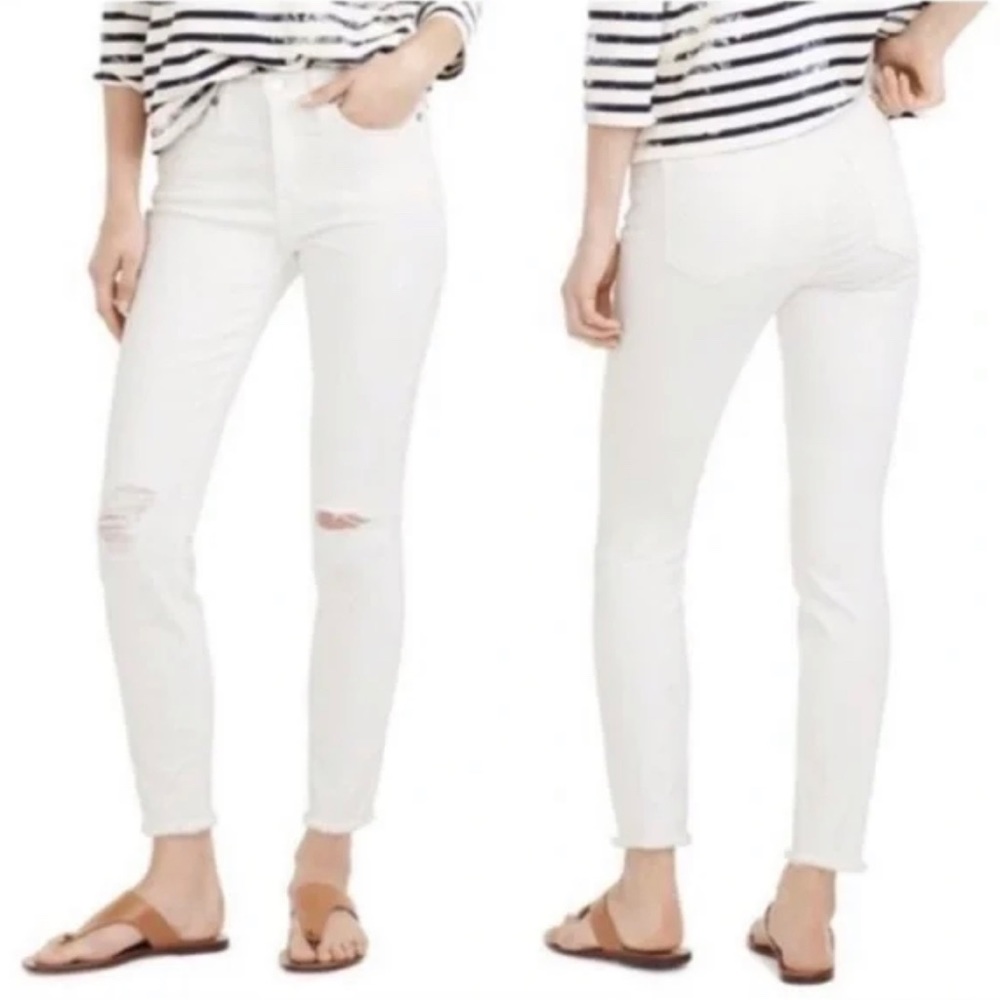 J Crew Lookout High Rise skinny crop jeans